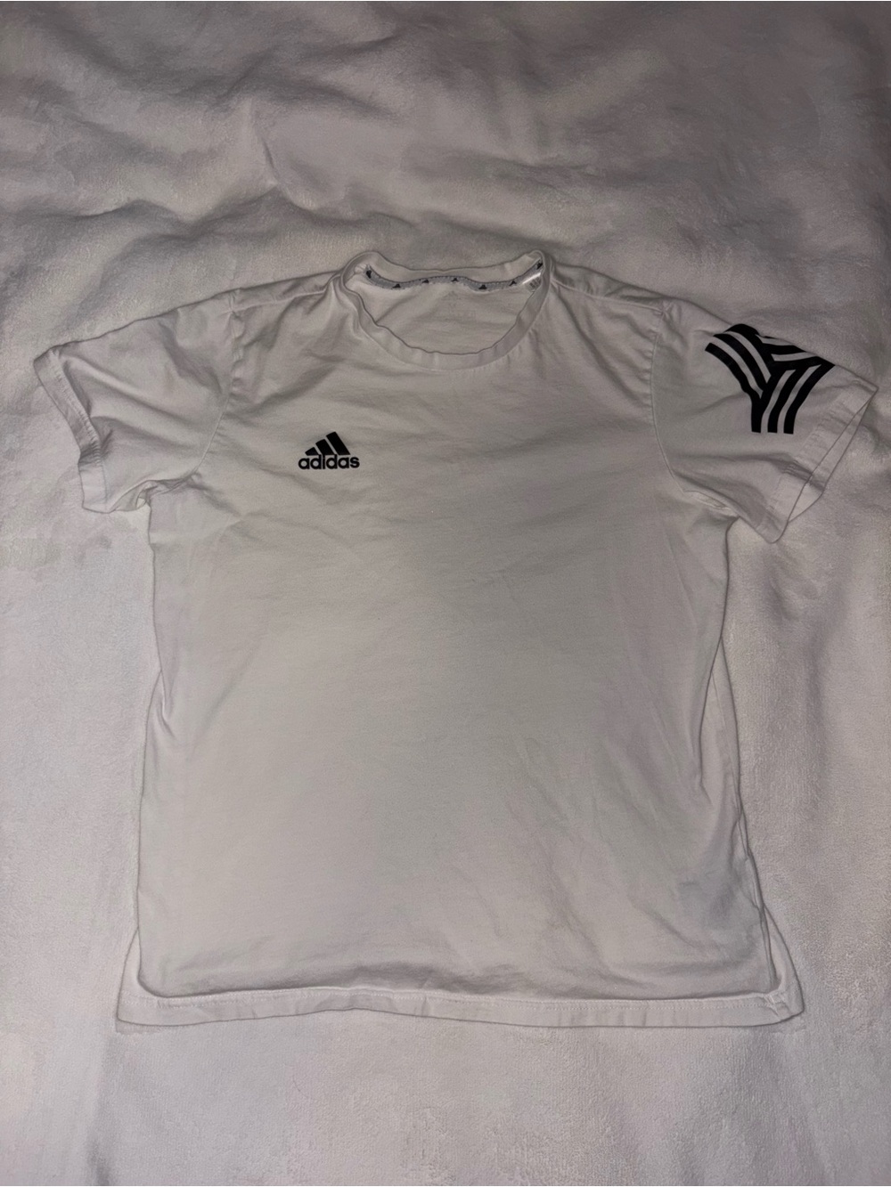 (3 for $25) Adidas All White Tshirt
